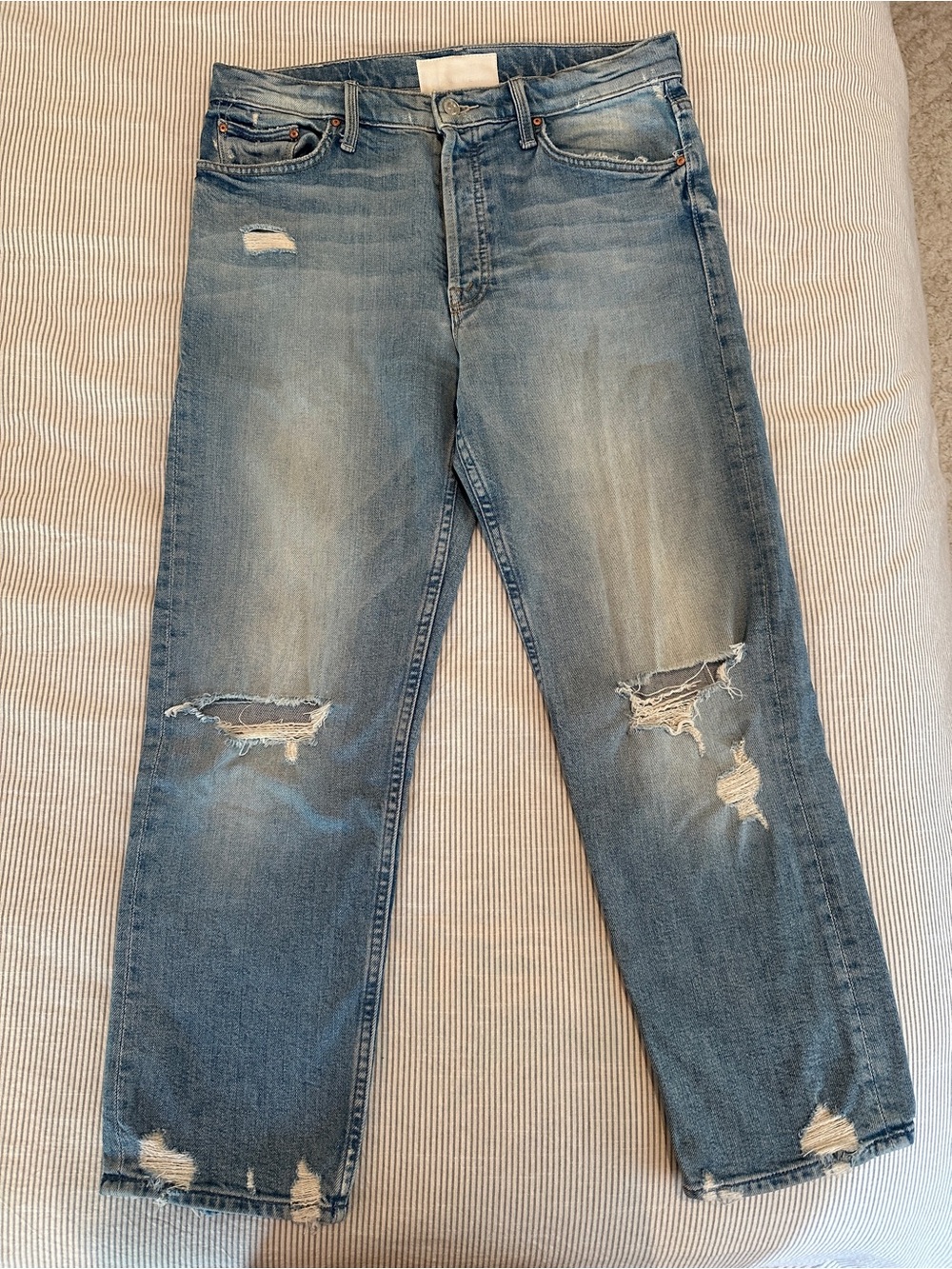 Mother The Tomcat The Confession Blue Jeans - Casual Straight Fit
